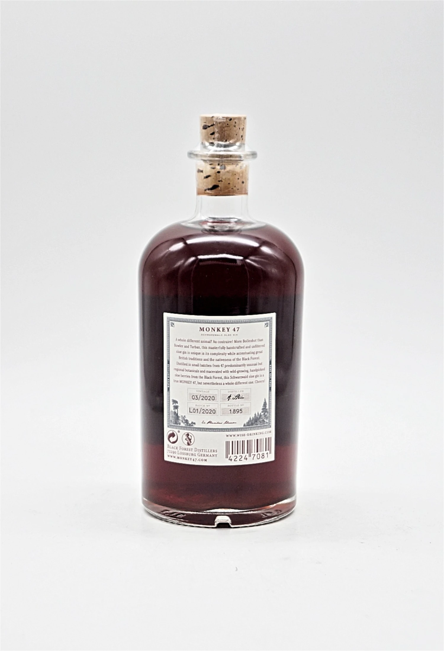 Schwarzwald Sloe Gin 2 Schwarzwald Sloe Gin – Bild 2