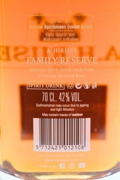Family Reserve Rum Solera 1838 -Baileys Verkäufe dsc01089