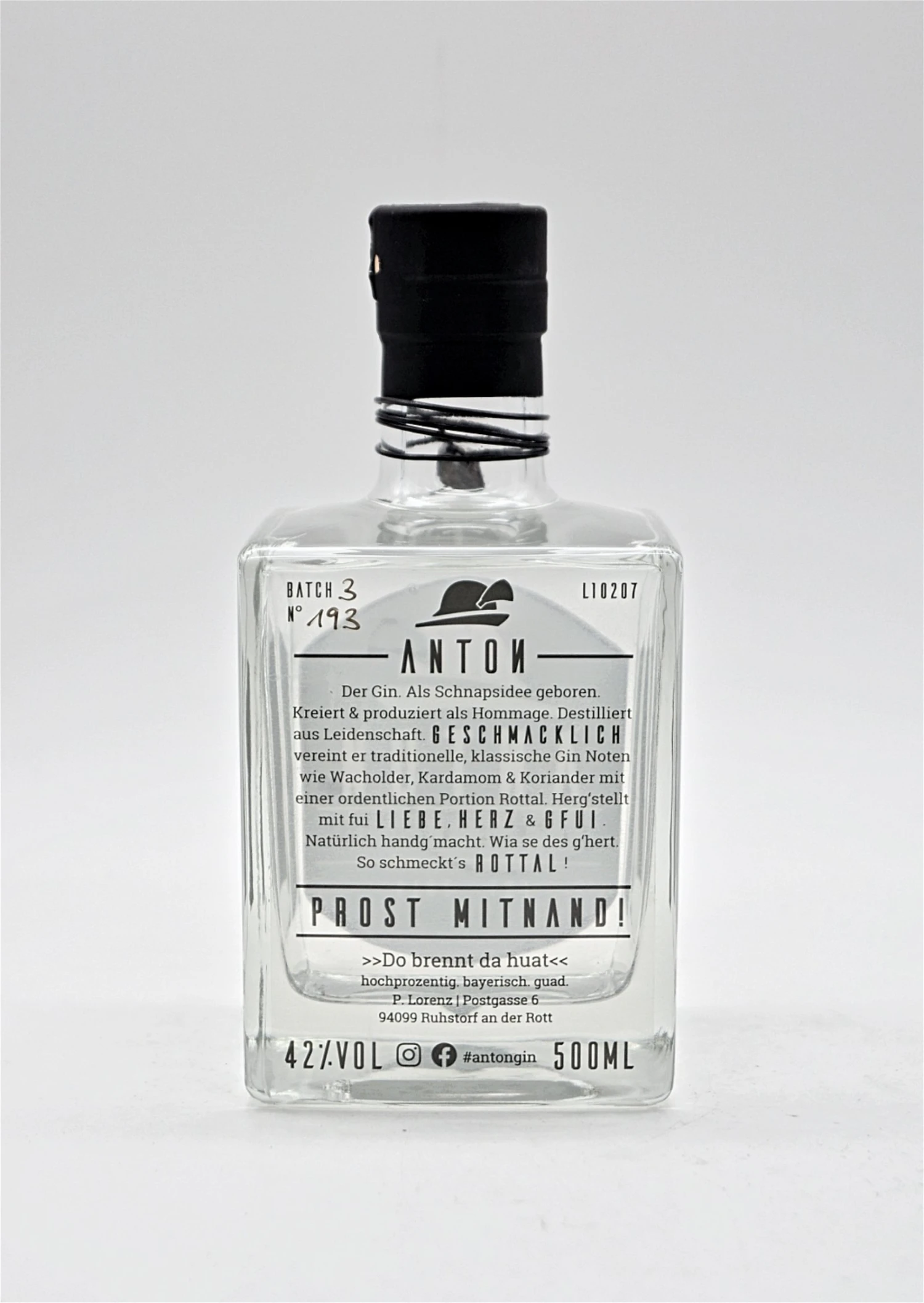 Rottal Dry Gin 2 Rottal Dry Gin – Bild 2