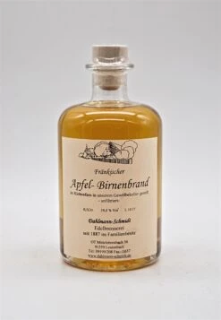 Fränkischer Apfel-Birnenbrand, Im Eichenfass Gereift