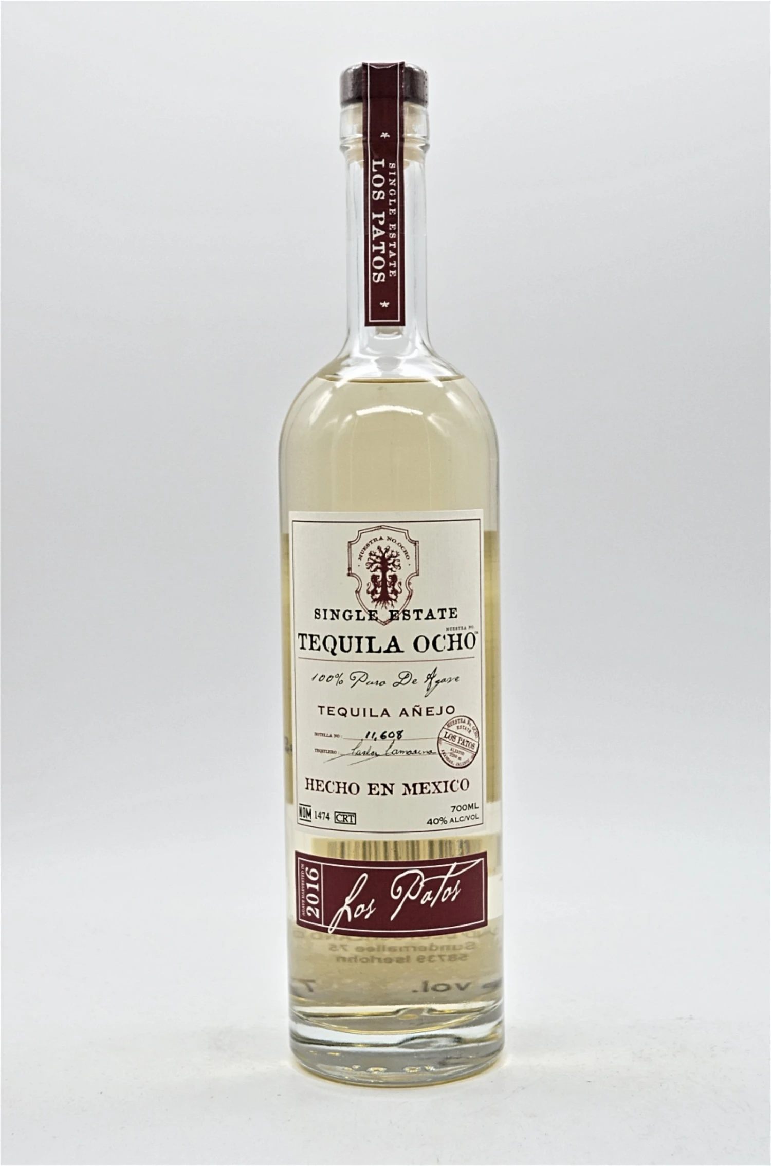 Tequila Anejo "Los Patos" Single Estate 1 Tequila Anejo "Los Patos" Single Estate