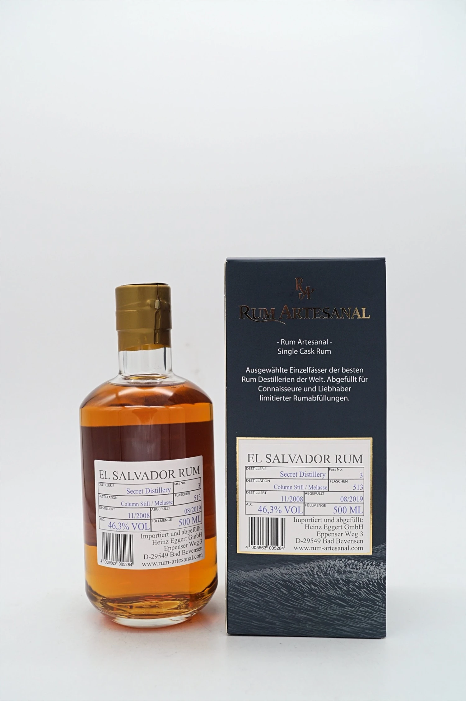 Secret Distillery Single Cask No 3 2008/2019 El Salvador Rum 2 Secret Distillery Single Cask No 3 2008/2019 El Salvador Rum – Bild 2