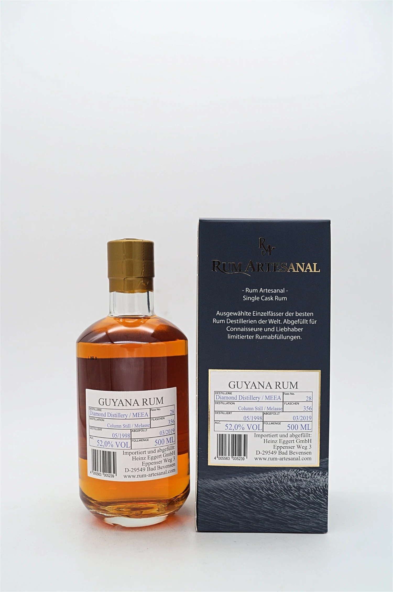Diamond Distillery Single Cask No 28 Guyana Rum 2 Diamond Distillery Single Cask No 28 Guyana Rum – Bild 2