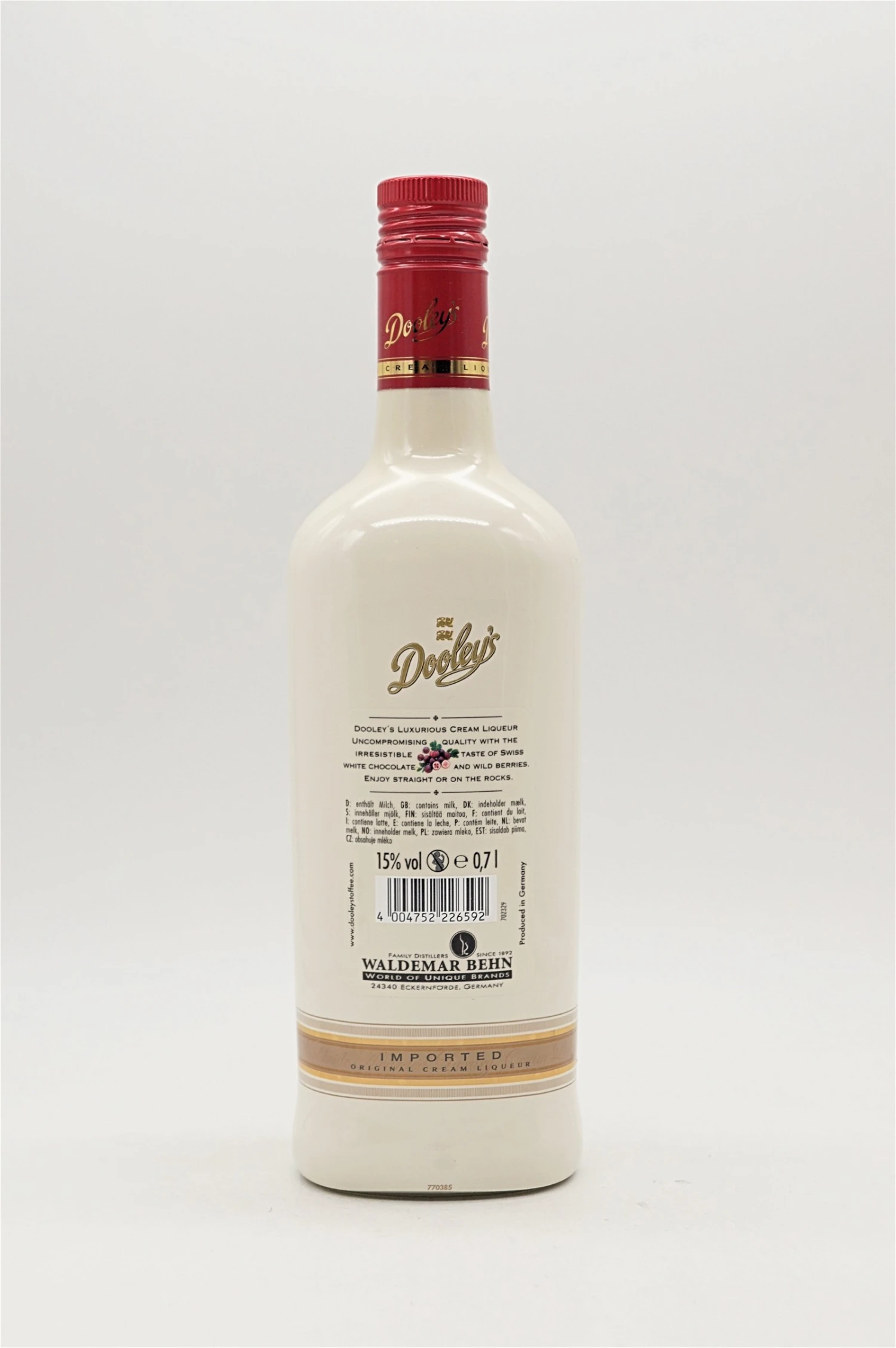 White Chocolate Cream Liqueur 2 White Chocolate Cream Liqueur – Bild 2