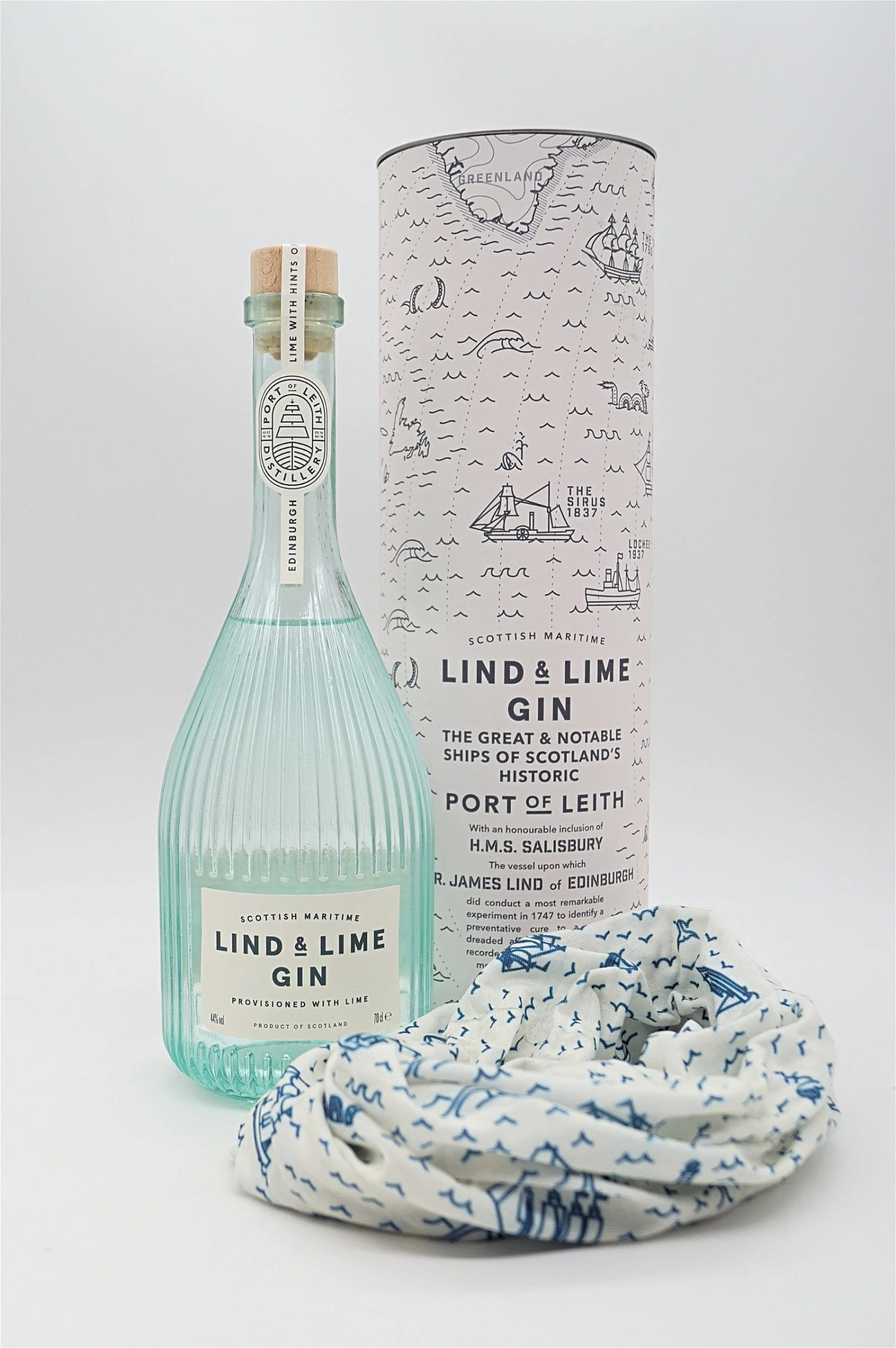 Scottish Maritime Gin + Halstuch 1 Scottish Maritime Gin + Halstuch
