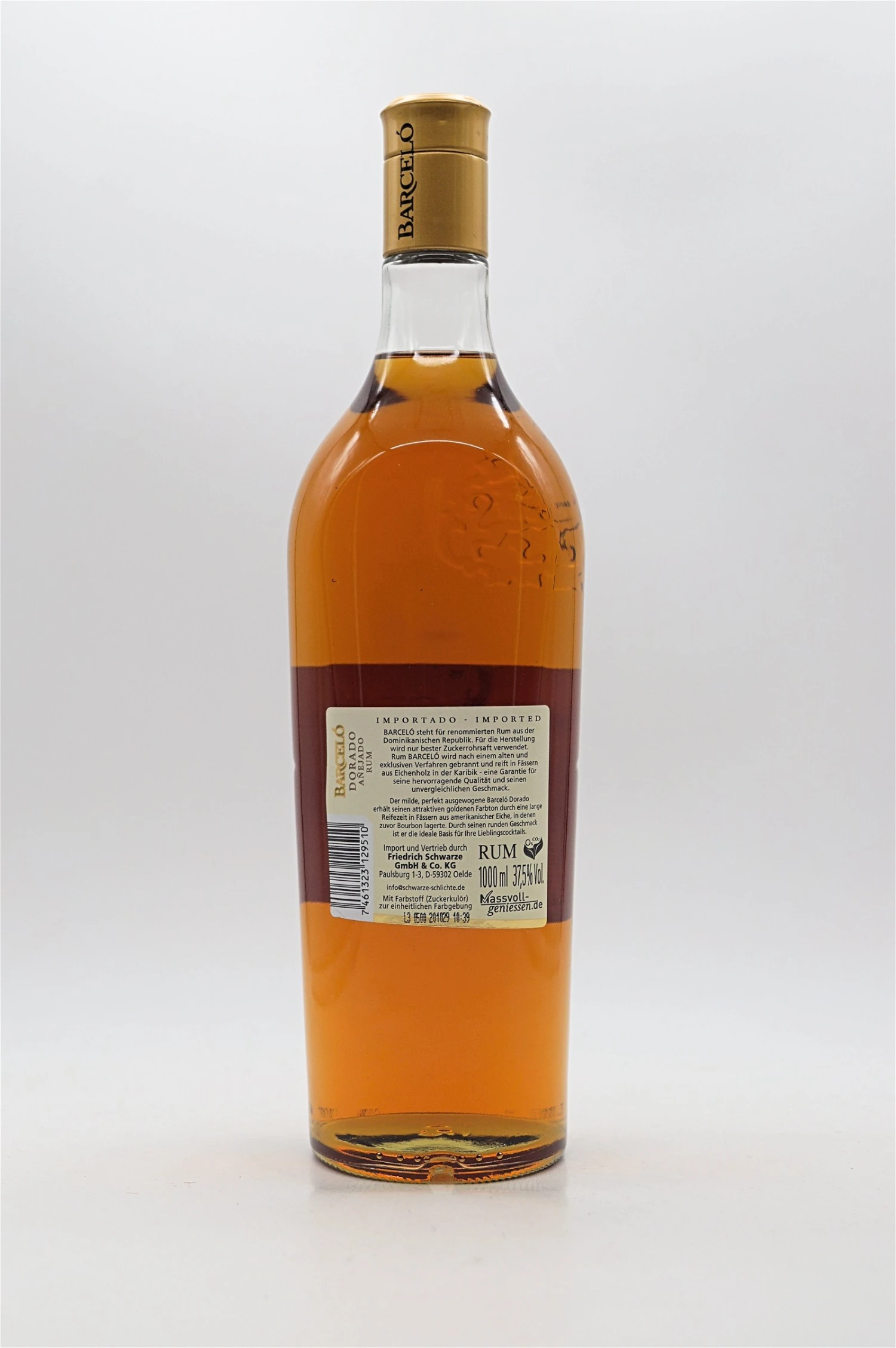 Dorado Anejado Ron Dominicano 1 L 2 Dorado Anejado Ron Dominicano 1 L – Bild 2