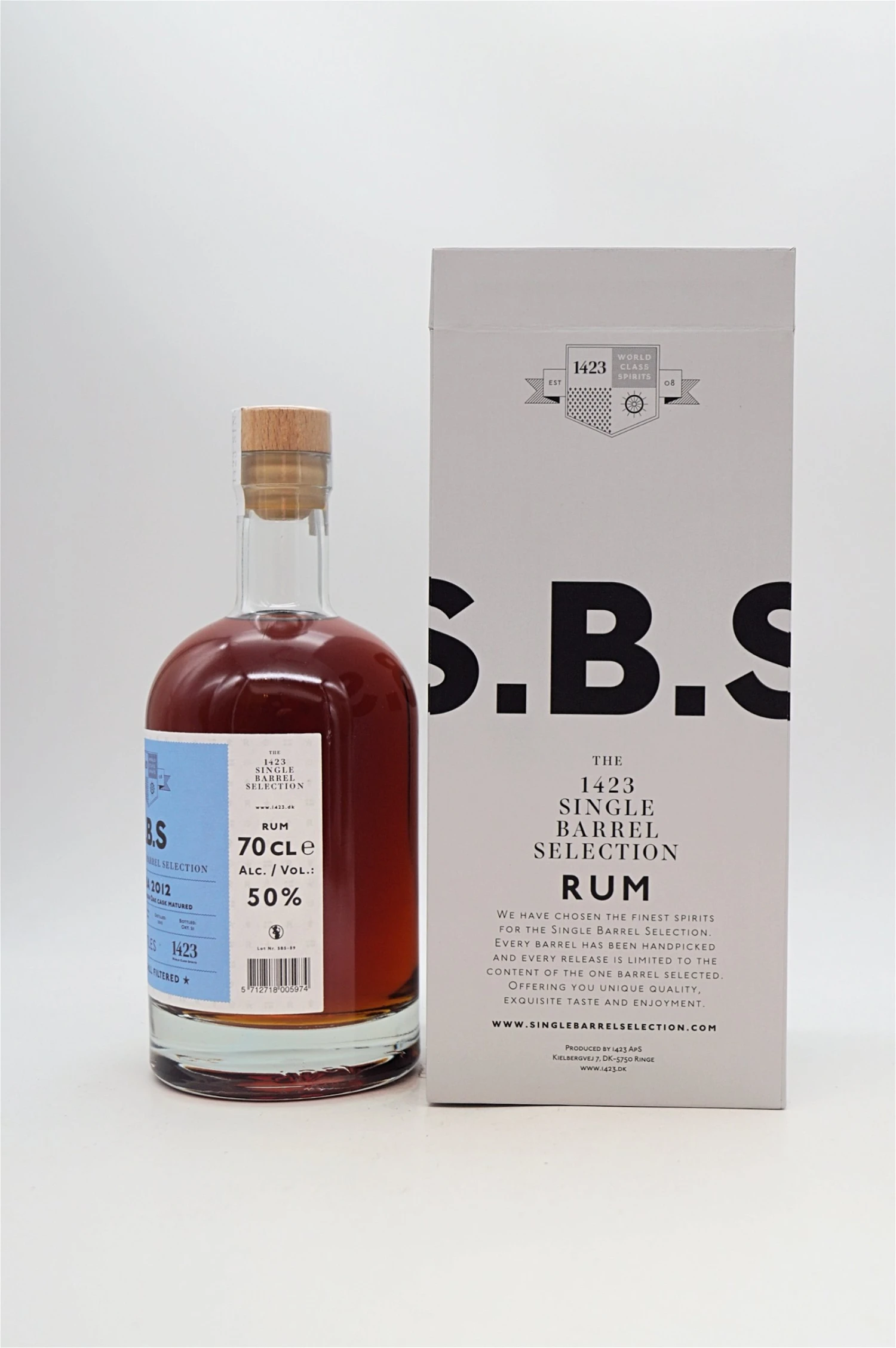 SBS Cuba 2012 Bourbon And Virgin Oak Martured Single Barrel Selection Rum 2 SBS Cuba 2012 Bourbon And Virgin Oak Martured Single Barrel Selection Rum – Bild 2