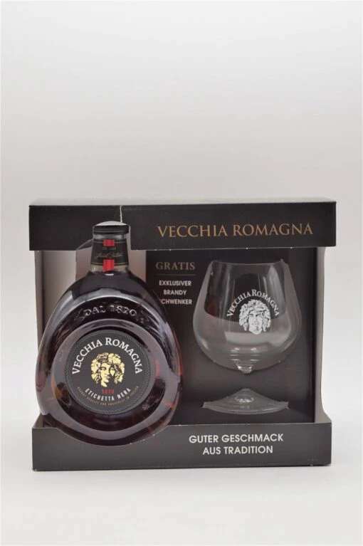Brandy Etichetta Nera Inkl. Glas