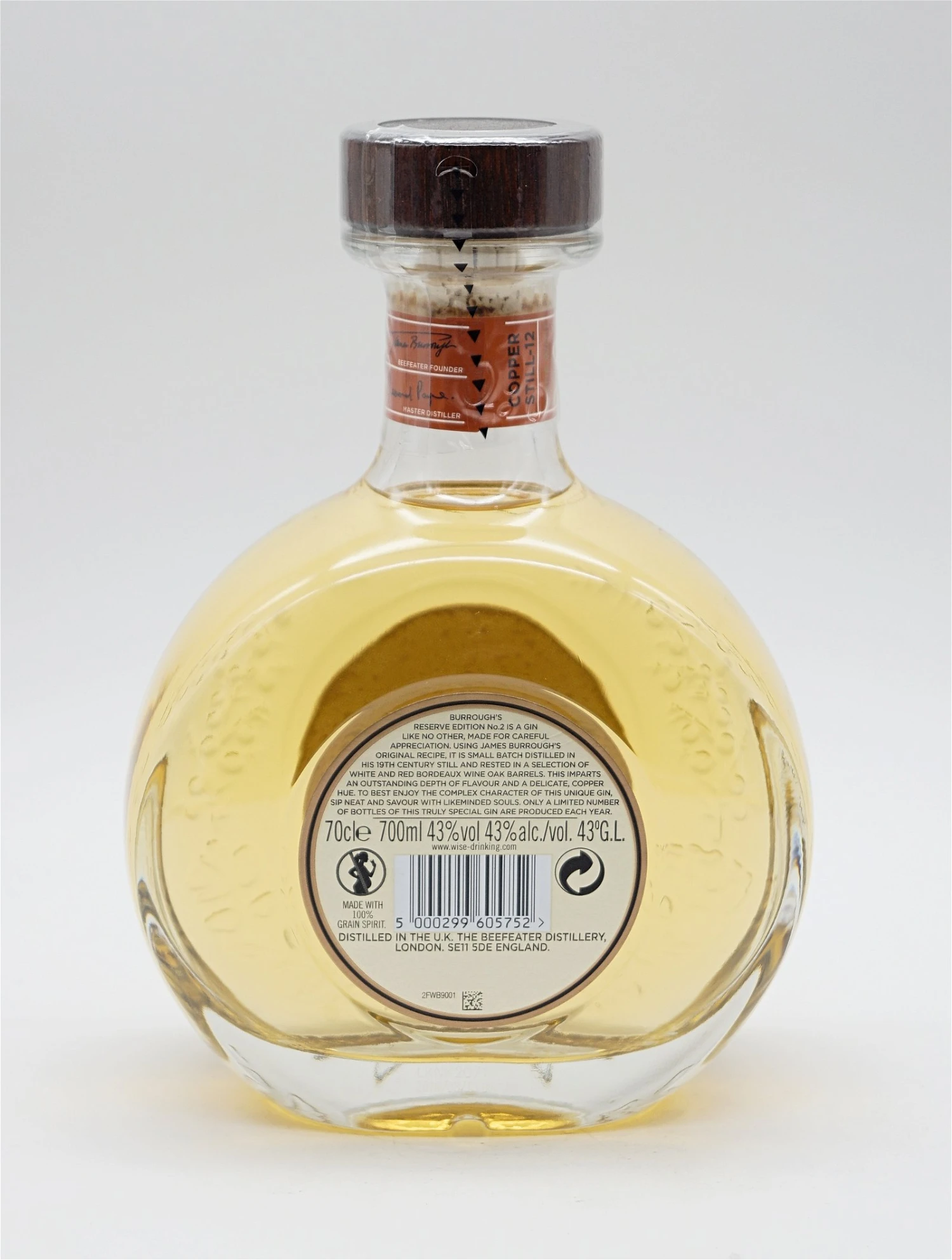 Burroughs Reserve Oak Rested Gin 2 Burroughs Reserve Oak Rested Gin – Bild 2