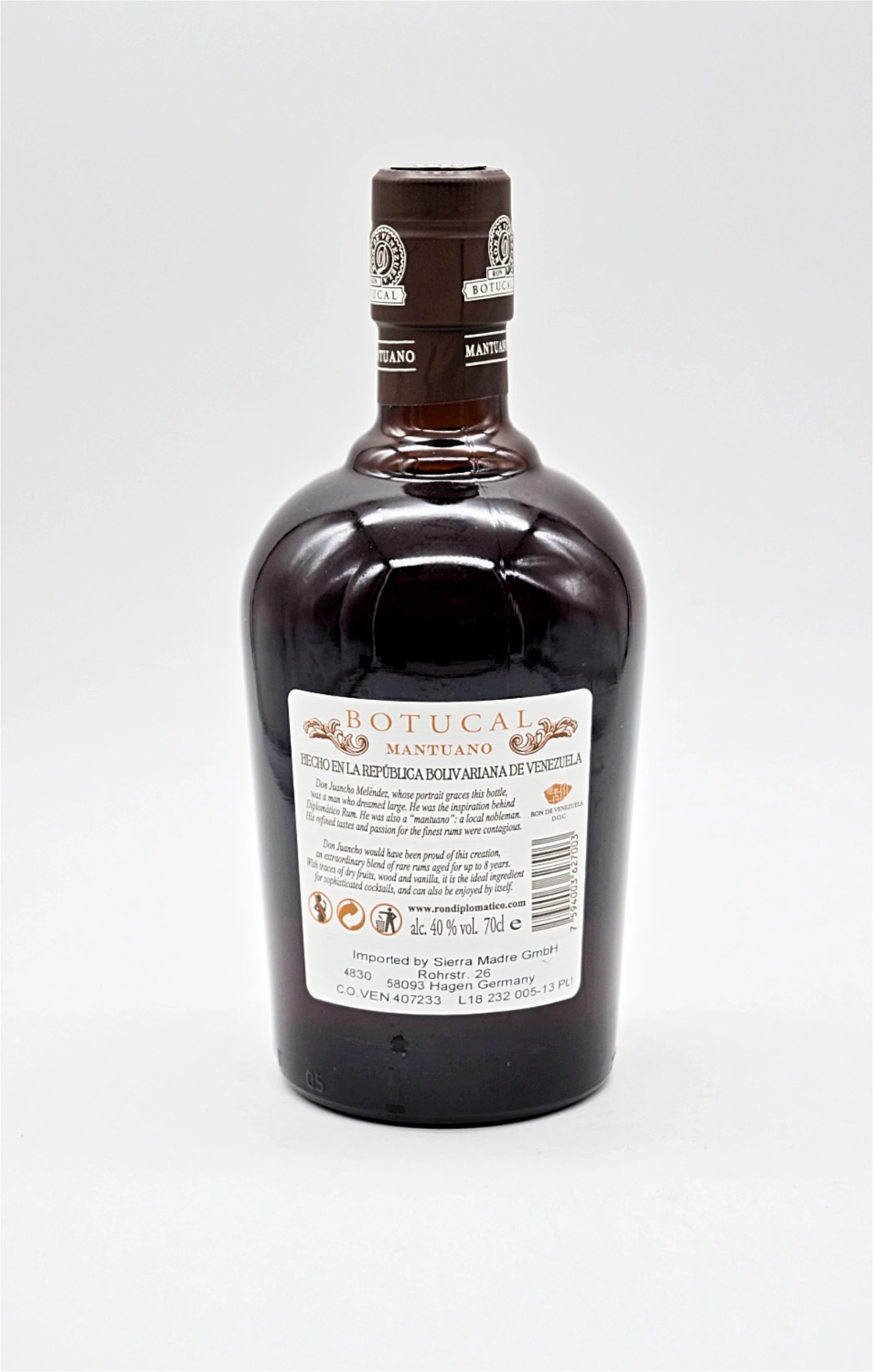 Mantuano Ron Extra Anejo 2 Mantuano Ron Extra Anejo – Bild 2