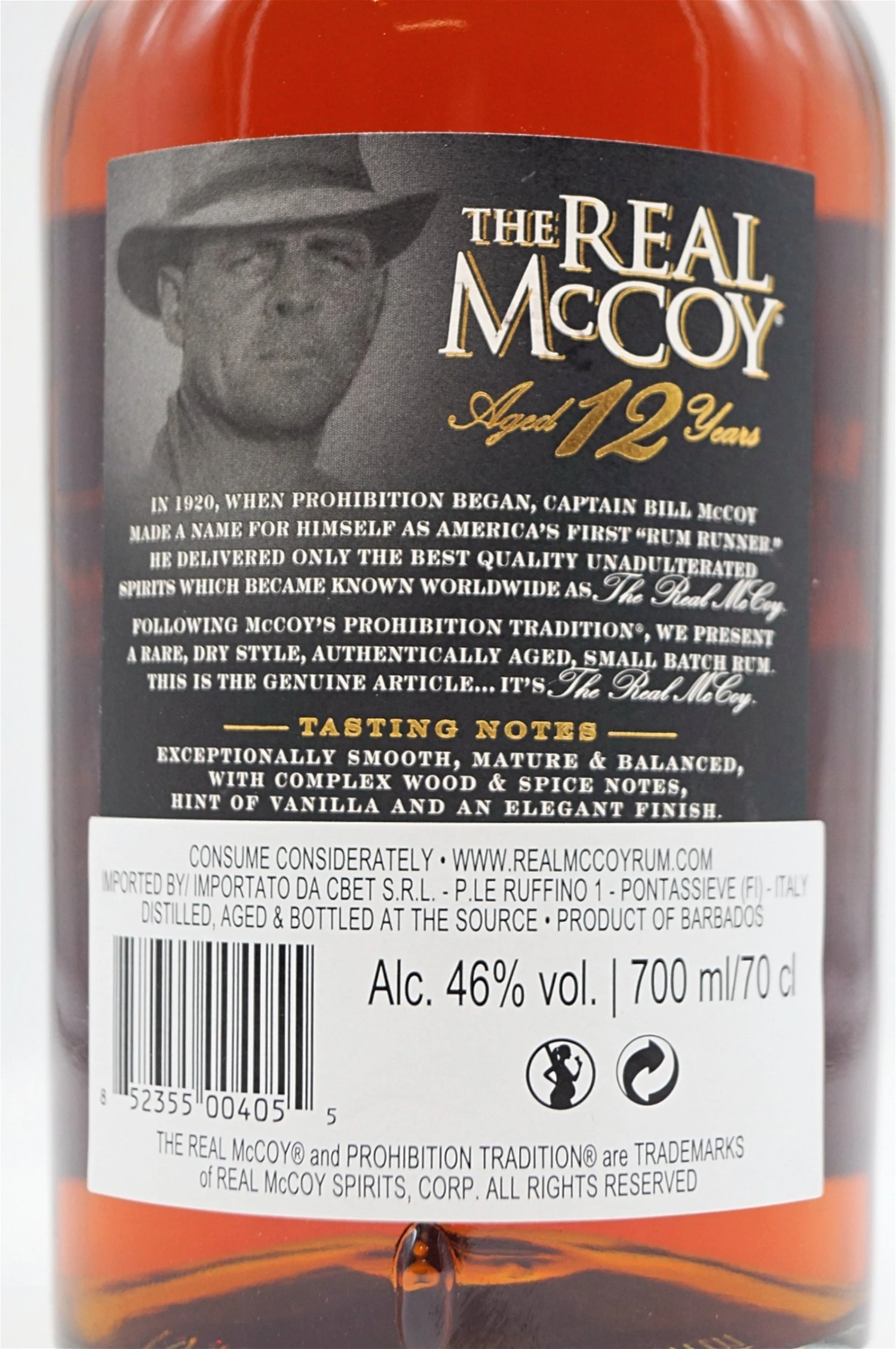 12 Jahre Distillers Proof Single Blended Rum 46% 4 12 Jahre Distillers Proof Single Blended Rum 46% – Bild 4