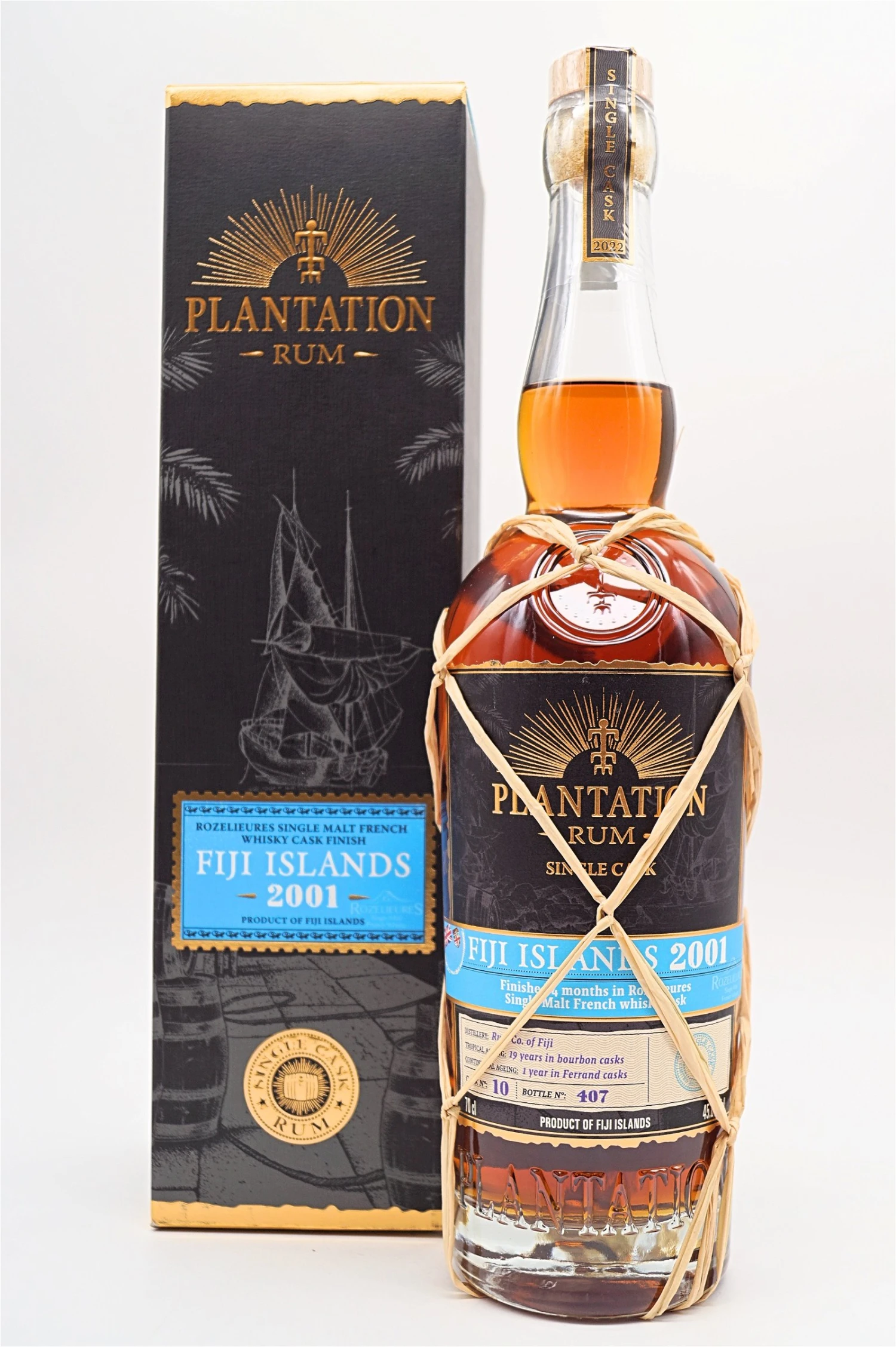 Fiji Islands 2001 Rozelieures Single Malt French Whisky Cask Finish 1 Fiji Islands 2001 Rozelieures Single Malt French Whisky Cask Finish