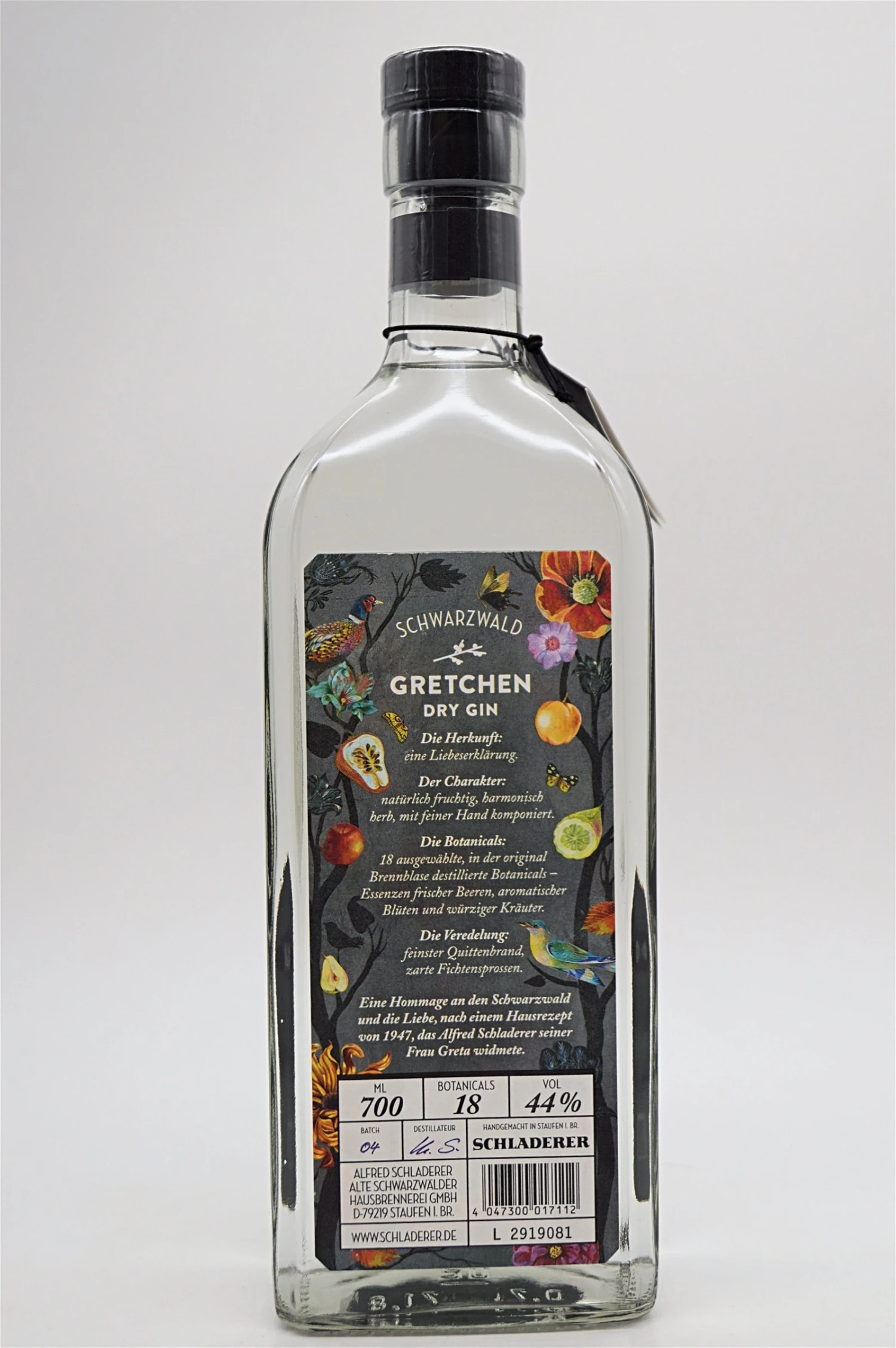 Gretchen Distilled Dry Gin 2 Gretchen Distilled Dry Gin – Bild 2