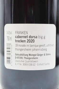 Big G Cabernet Dorsa 2020 8 Big G Cabernet Dorsa 2020 -Baileys Verkäufe gsbigg4