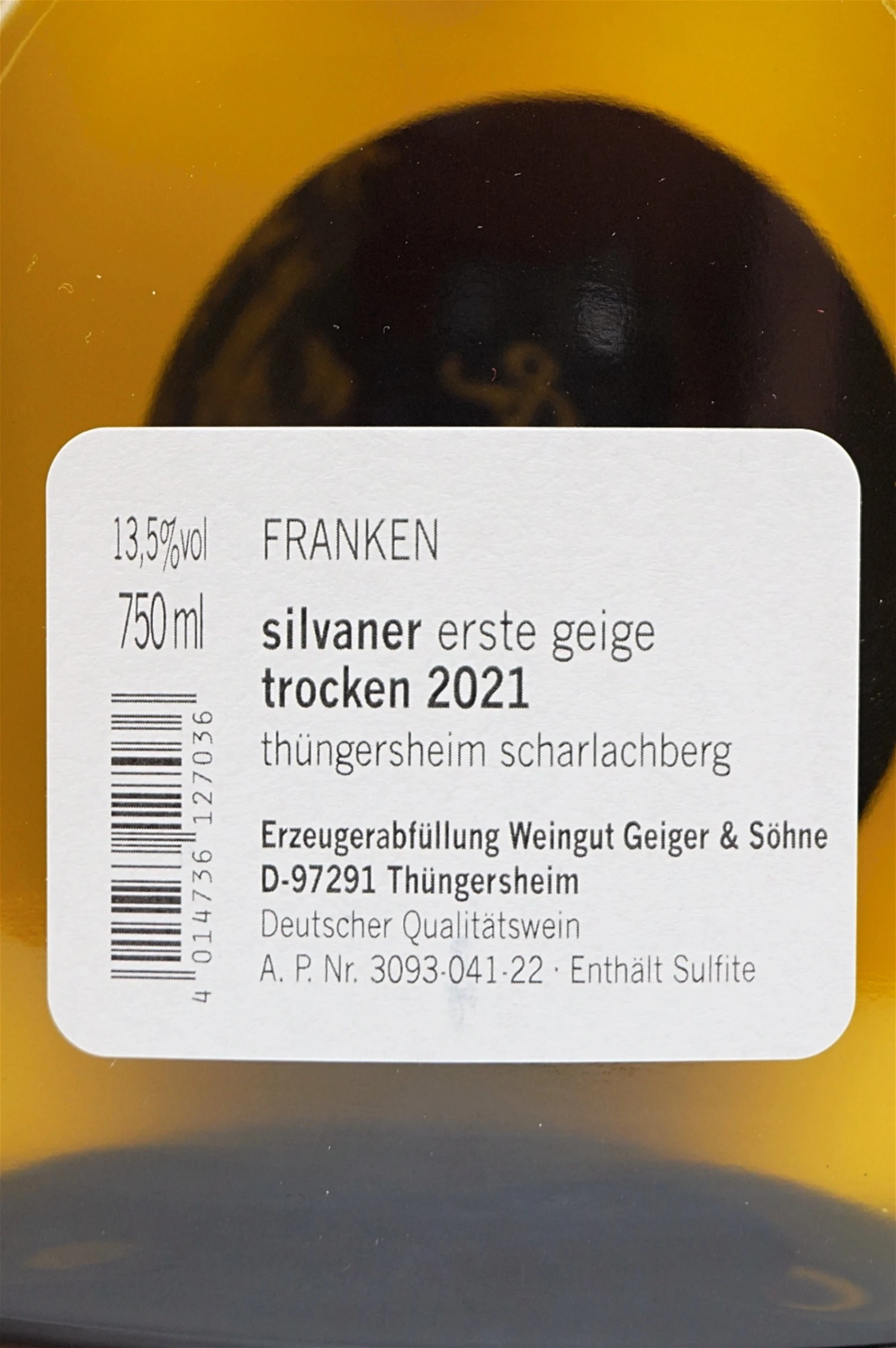 Silvaner Erste Geige Trocken 2021 4 Silvaner Erste Geige Trocken 2021 – Bild 4
