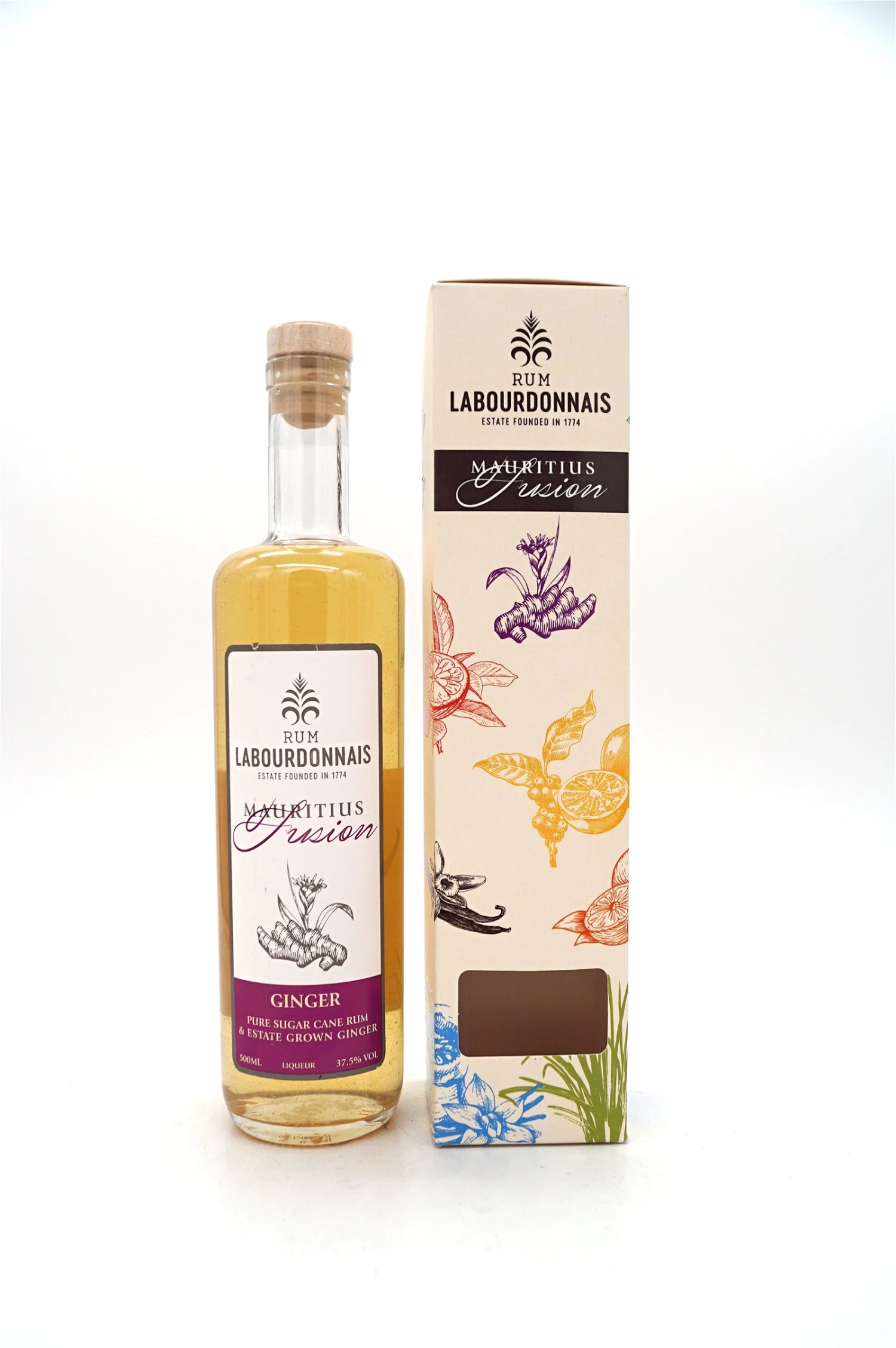 Ginger Pure Sugar Cane Rum & Estate Grown Ginger 0,5 1 Ginger Pure Sugar Cane Rum & Estate Grown Ginger 0,5